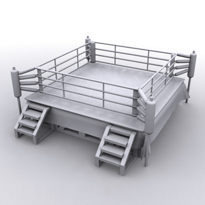 3D 3ds Max Boxing Ring Sports