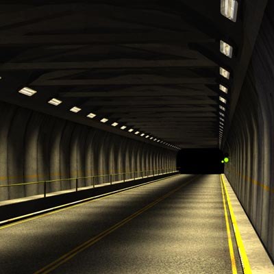 road tunnel 3d model