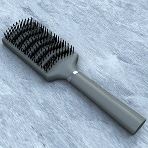 hair brush 3d model