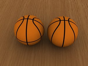 3d model of basketball ball