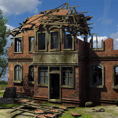 destroyed house max