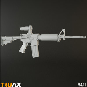 m4a1 carbine 3d model