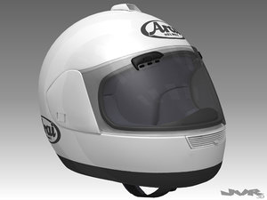 3d motorcycle helmet model