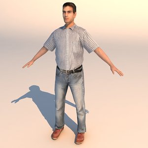 3ds max character casual 13