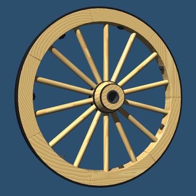 free lwo model wagon wheel.