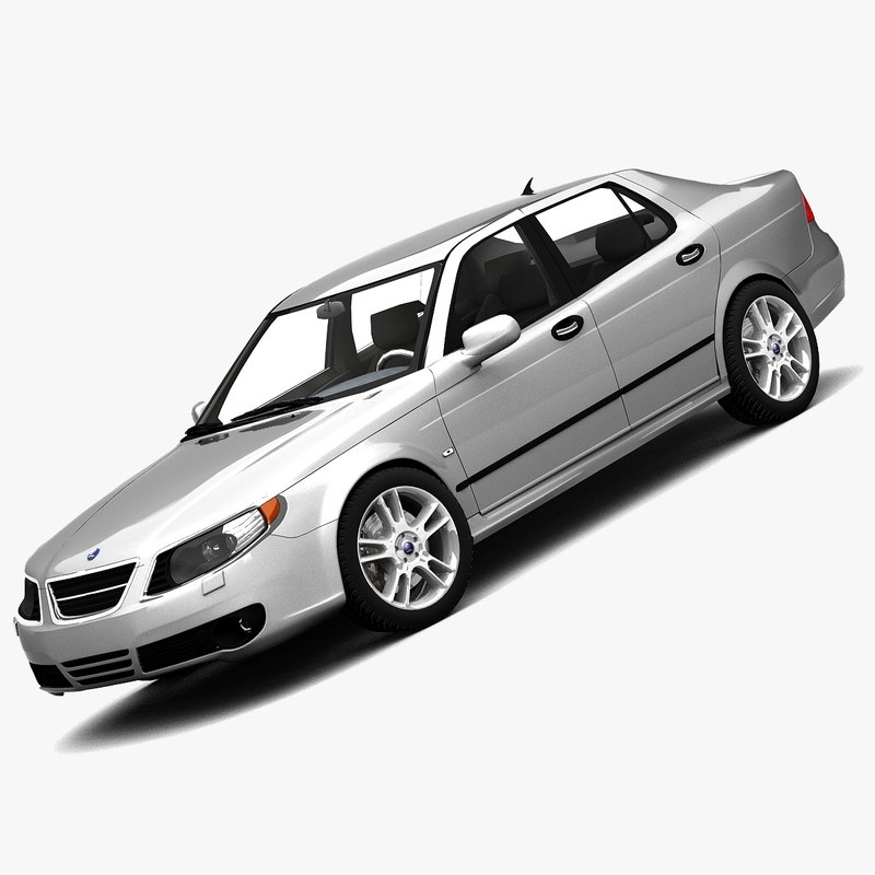 Saab 3d model