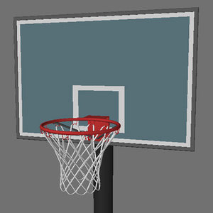 basketball basket 3d model