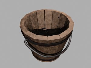 wooden bucket lwo