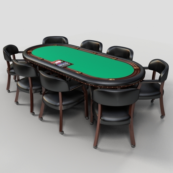 3d Model Of Poker Table