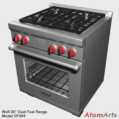 3d Dual Fuel Range Wolf 30 Model