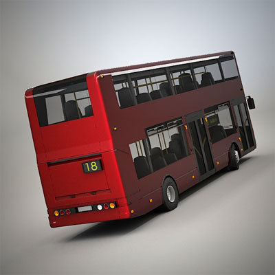 3d double decker model