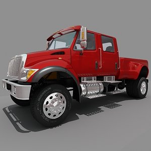 3d model truck pickup internationalcxt