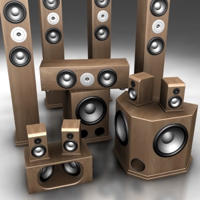 ultimate speakers 3d model