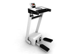 step machine stepper exercise equipment 3d max
