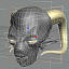 3d model of demon head