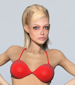 monica woman 3d model