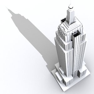 3d model empire state