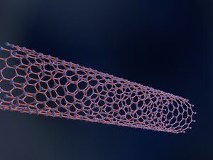maya carbon nanotube tube