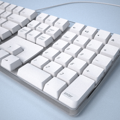 apple imac g5 core duo套装3d模型