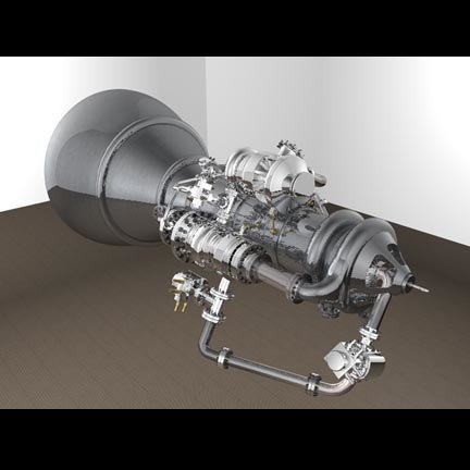 3d model rocket engine