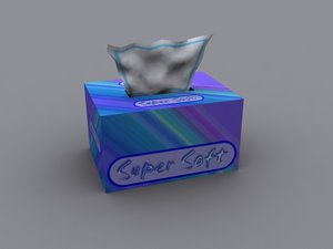 3d tissue box model