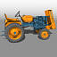 3d model fiat 250 tractor
