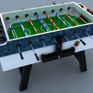 3d 3ds garlando football table foosball