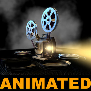 old projector updated 3d model