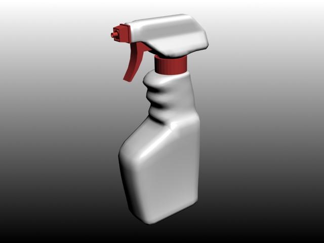 Spray Bottle 3d Model   Spray Bottle 3d Model DHQ 