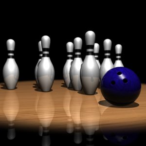 3ds max bowling set