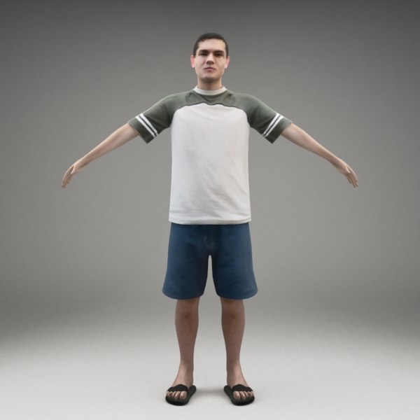 3ds max axyz rigged characters