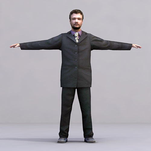 3ds max axyz characters rigged human