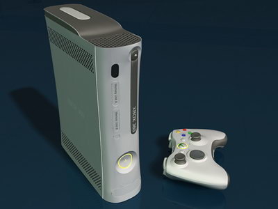 3d model xbox 360 console