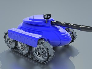 3d manga tank model