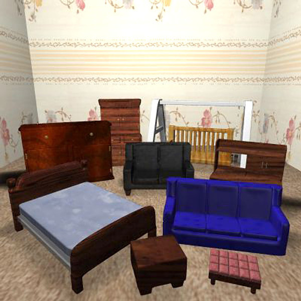 furniture chairs 3ds