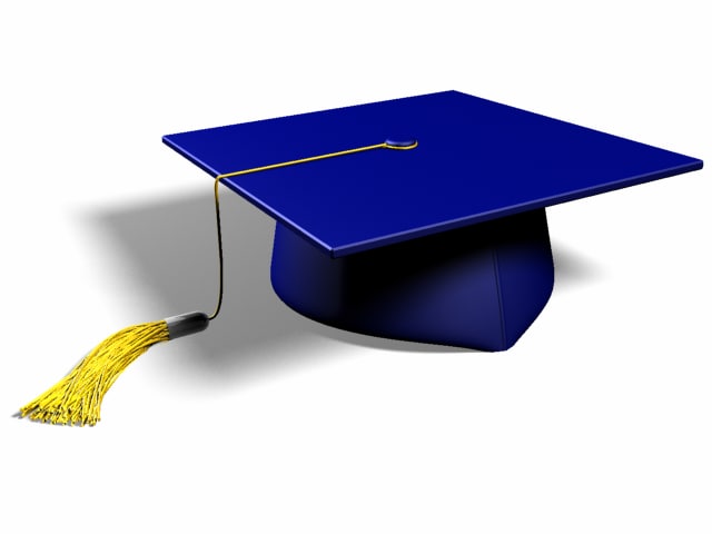 3ds max graduation cap