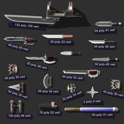 melee weapons on automatrons