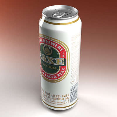 faxe beer 3d model