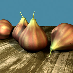 fig fruit 3d model