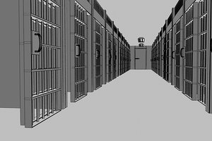 3d model jail cells