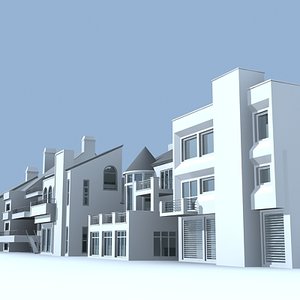 3d residential buildings