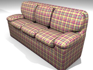 plaid couch blend