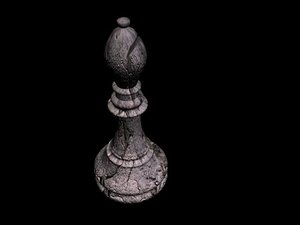 chess bishop 3d max