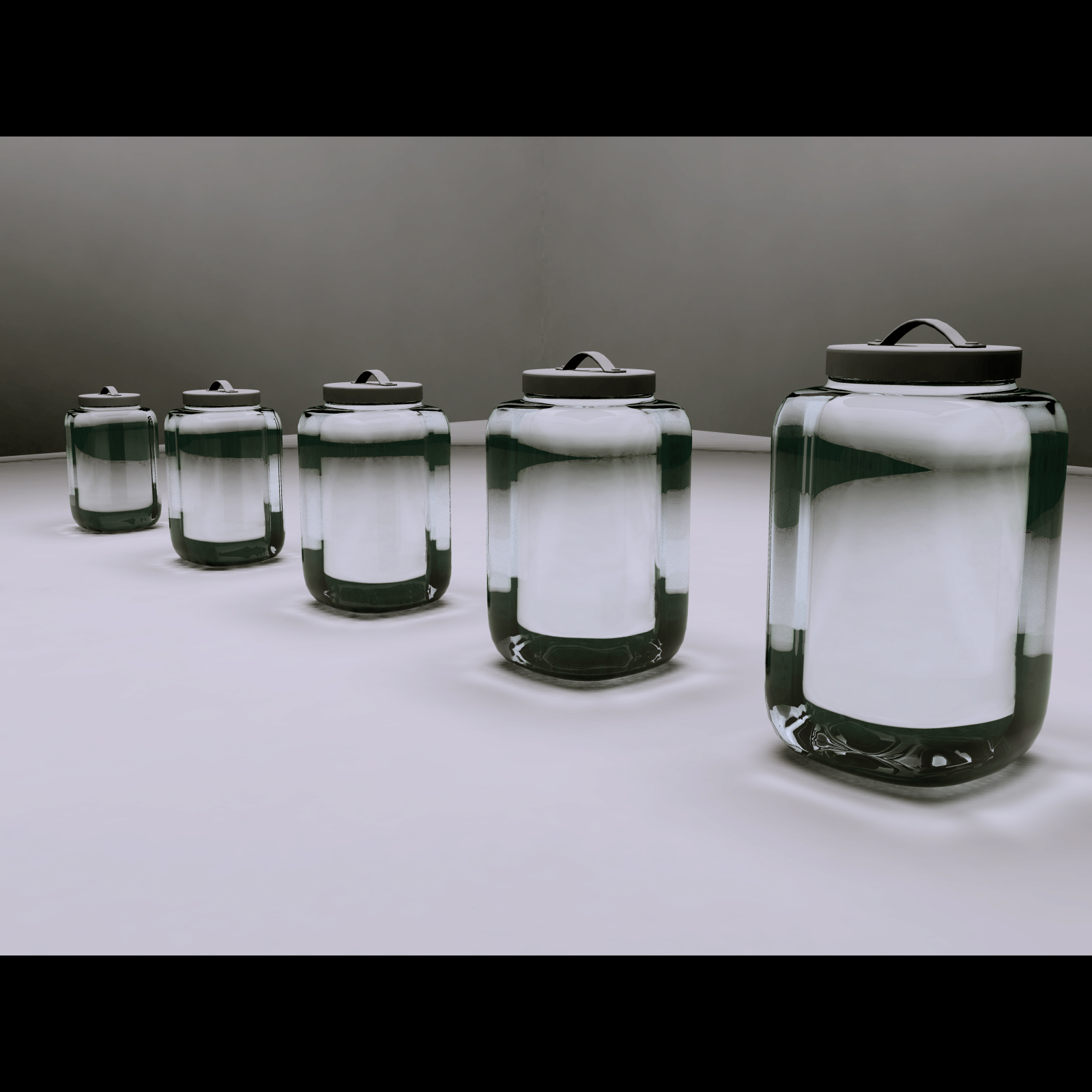 3d Decorative Glass Jars