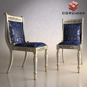 3d chair versace model