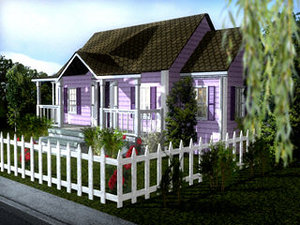 3d ranch house model