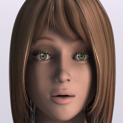 simply sexy girl 3d model
