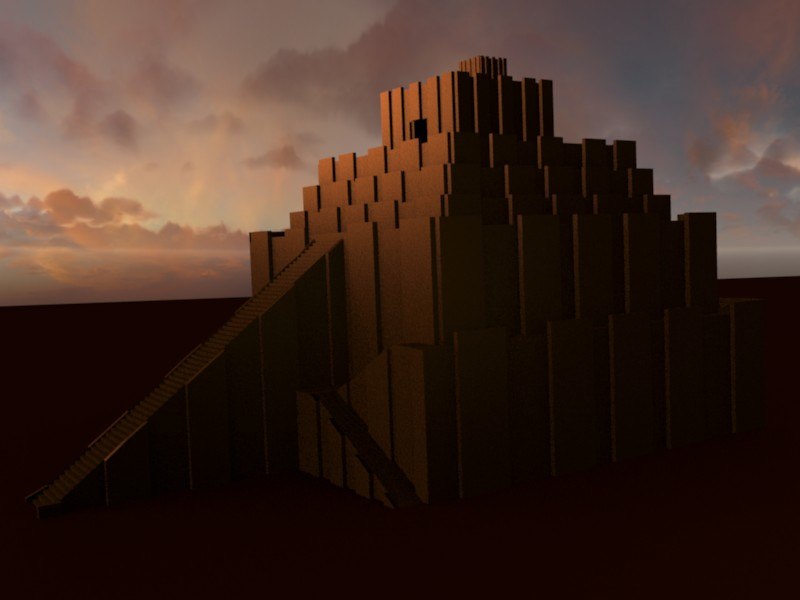 ziggurat temple ziggurat temple