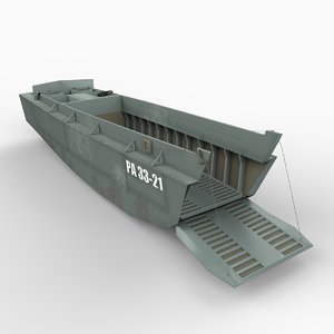 Landing Craft 3d Models For Download Turbosquid - landing craft free roblox