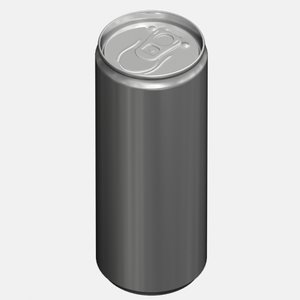 3d canned tin model